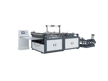 Máquina para fazer sacola TNT para supermercado semiautomática, WFB-P600