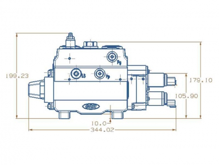 Válvula de proporção com sensor de carga