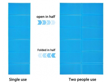 Isolante térmico dobrável IXPE (1-Pessoa), tapete duplo