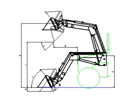 Trator com carregador