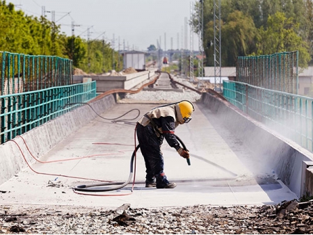 Mangueira de borracha para jateamento de areia para serviço pesado