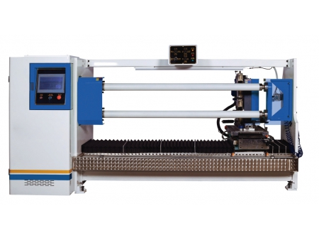 Máquina cortadora de bobinas com eixo duplo, JY-1300DC