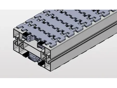 Transportadora de Correntes Plásticas com abordagem modular CXW140