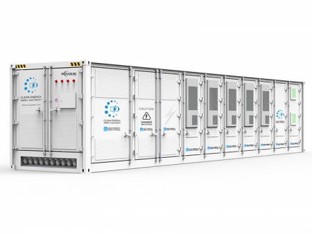 Sistema de armazenamento de energia em contâiners
