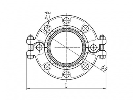 Flange ranhurado PN16