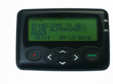 Pager alfanumérico de 4/8 linhas V2 W2008P