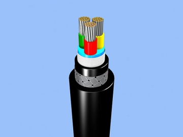 Cabo elétrico para engenharia offshore