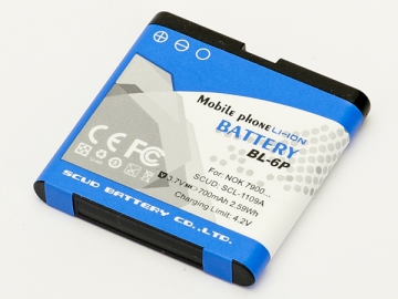 Bateria recarregável BL-6P para telemóvel Nokia