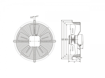 Ventilador Axial para Unidades de Condensação