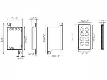 Controlador LED LC-0 RGB-D5-06