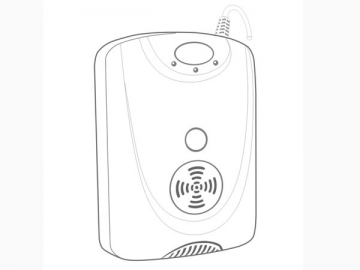 Detector de gases combustíveis e monóxido de carbono com tela LCD HM-712D