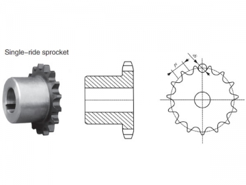 Roda dentada simplex