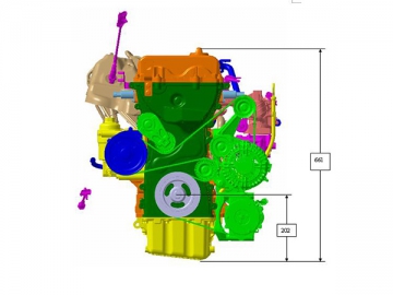 Motor a gasolina TCI 1.6L