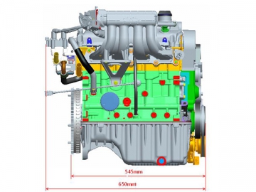 Motor a gasolina NA 1.5L