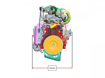 Motor a gasolina NA 1.0L