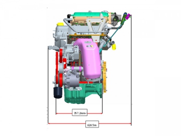 Motor a gasolina NA 1.0L