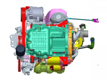 Motor a gasolina NA 1.0L