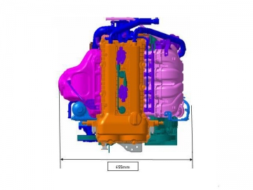 Motor a gasolina DVVT 1.6L