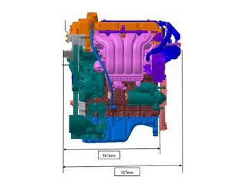 Motor a gasolina DVVT 1.6L