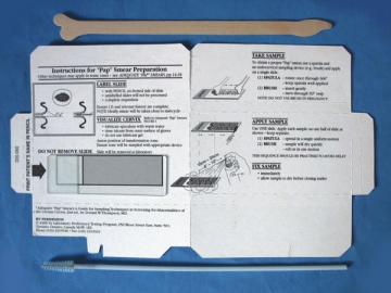 Kit para teste do papanicolau descartável