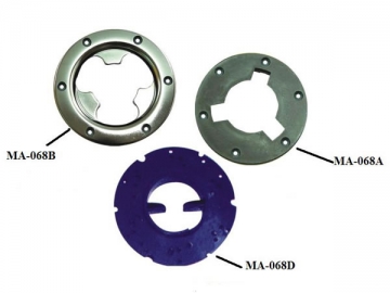 Peças suplentes para polidora de pavimentos