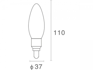 Lâmpada LED tipo vela