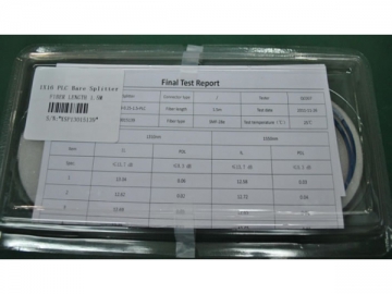 <strong>Splitter óptico PLC</strong> <small>(Divisor óptico PLC)</small>