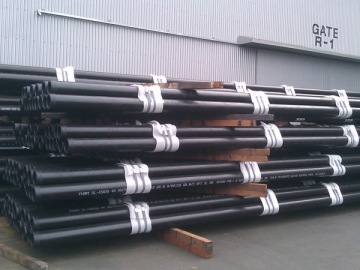 <strong>Tubo de aço</strong> revestido com polietileno