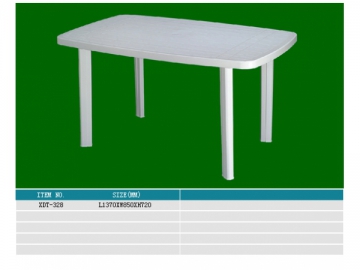 Mesa plástica