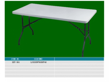 Mesa plástica