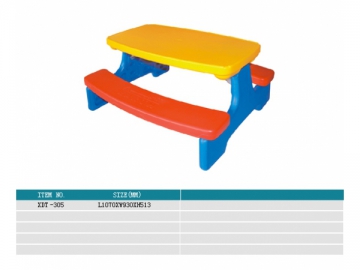 Mesa plástica infantil