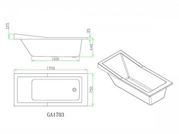 Banheira GA1703