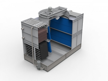 Torre de resfriamento de fluxo cruzado FBHL