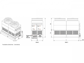 Torre de resfriamento de contrafluxo FBN