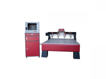 Fresadora CNC para madeira <br/><small>(4 cabeças)</small>