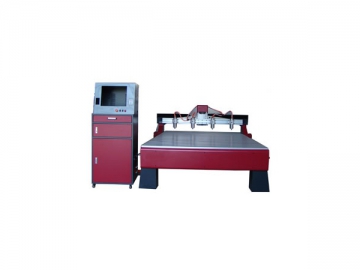 Fresadora CNC para madeira <br/><small>(4 cabeças)</small>