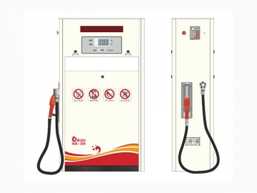 <strong>Bomba de combustível</strong> com 1 bico de abastecimento