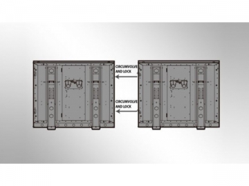 Painel de LED outdoor <br/><small>(Painel para perímetro desportivo Ares )</small>