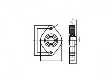 <strong>Mancais de rolamento</strong> série SBFD2