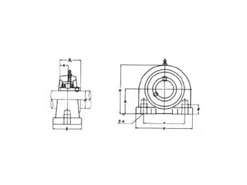 <strong>Mancais de rolamento</strong>  série UCPA2