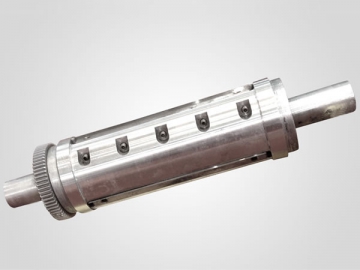 Faca rotativa <small>(Faca de corte e vinco com lâmina removível)</small>
