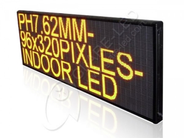 Telão LED indoor em cor simples e duas cores