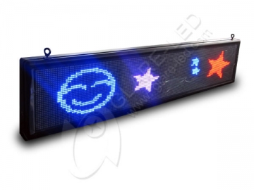 Telão LED indoor em cor simples e duas cores