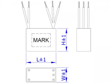 Capacitor para ventilador CBB61