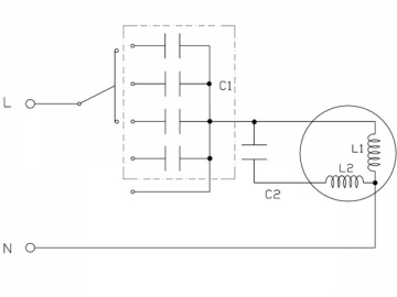 Capacitor para ventilador CBB61