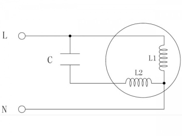 Capacitor para ventilador CBB61 com lug soldada