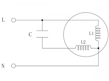 Capacitor para ar condicionado com terminal pino