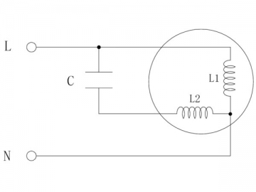 Capacitor de partida de motor CBB60