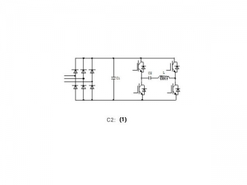 Capacitor ressonante encapsulado com resina epóxi