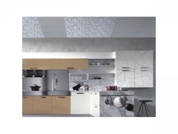 Laminado decorativo <small>(Laminado anti-fogo, laminado com efeito de metal)</small>